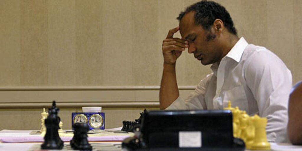 Emory Tate: chess savant and warrior (1958-2015), showcasing his tactical brilliance and legacy in American chess.
