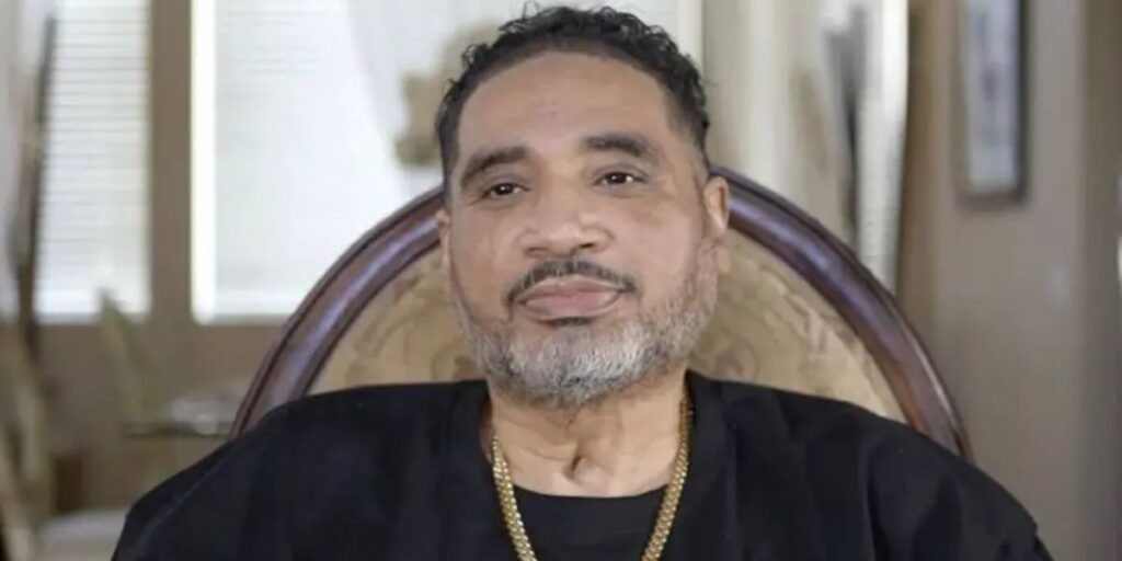 Reggie Wright Jr smiling in 2025, former head of security at Death Row Records
